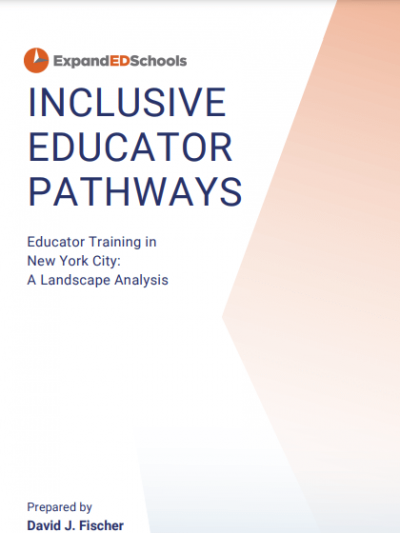 Inclusive Educator Pathways: Educator Training in New York City—A Landscape Analysis